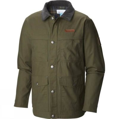 Chaquetas Columbia Loma Vista Flannel Overshirt Hombre Verde Oliva - Chile INP073542